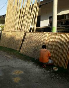 Bamboo fence prices in Bali